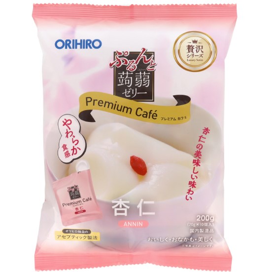 ぷるんと蒟蒻ゼリープレミアムカフェ　10粒　杏仁味